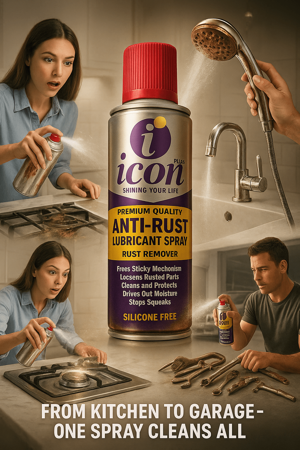 2x Premium Multi-Purpose Rust Remover | Anti-Corrosion & Metal Protection Spray - Limited Time BOGO Offer!