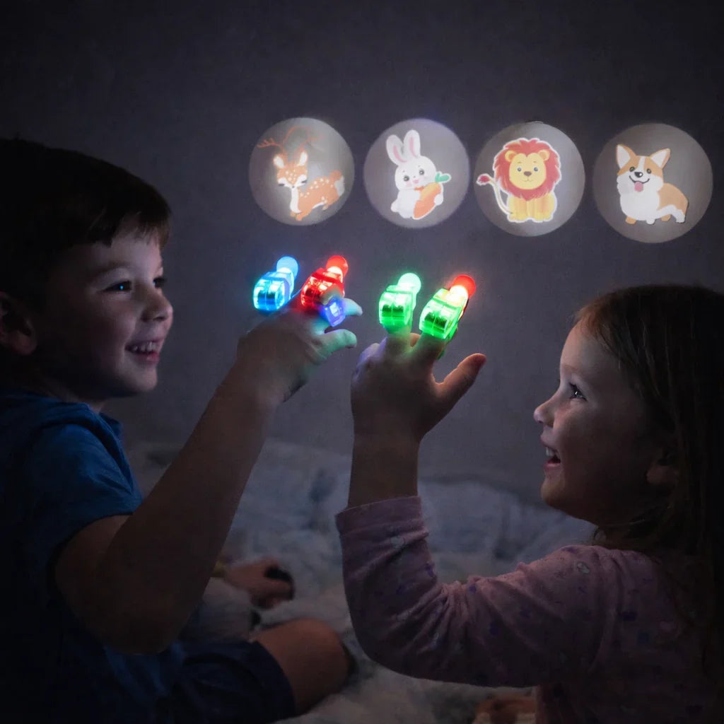 LED Projector Finger Light + FREE Umrah Saving Box 🎁